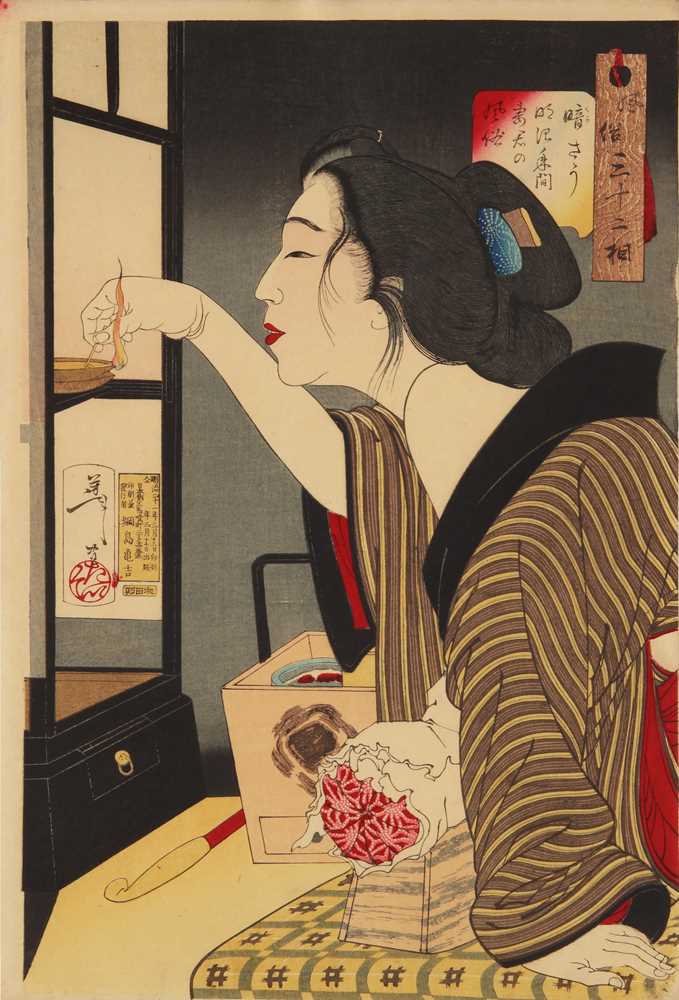 Lot 52 - Tsukioka Yoshitoshi 月岡芳年 (Japanese, 1839-1892)