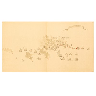 Lot 65 - Corbett. Drawings...Battle of Sole Bay....1908