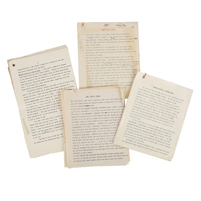 Lot 84 - A Selection of Important Manuscripts relating to Cherry Kearton