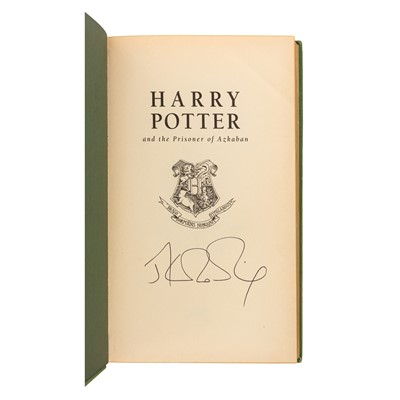 Lot 261 - Rowling (J.K.) Harry Potter and the Prisoner of Azkaban, first deluxe edition, signed