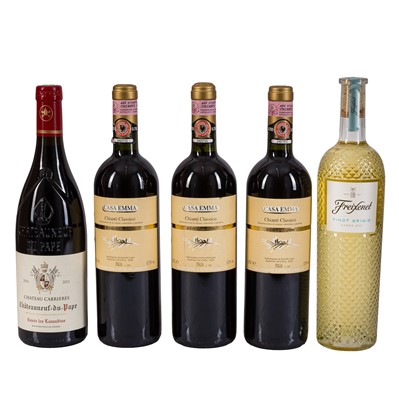 Lot 233 - A Trio of Mixed Wines - 5 bottles