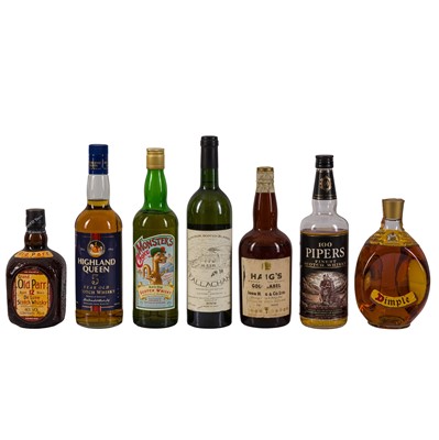 Lot 408 - Mixed Scotch and Liqueur - 7 bottles
