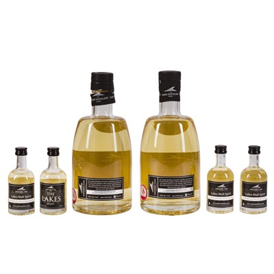 Lot 402 - The Lakes Founders Club Spirits (1 bottle, 2 miniatures) First 100 Casks - 2 bottles
