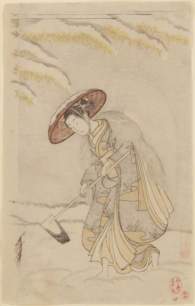 Lot 50 - Suzuki Harunobu 鈴木 春信 (Japanese, 1725-1770)