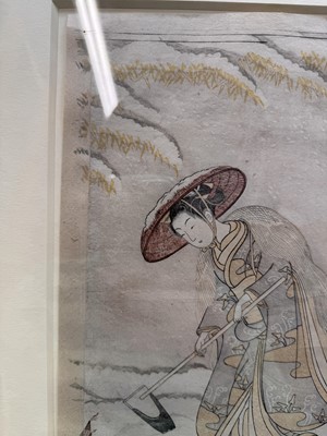 Lot 50 - Suzuki Harunobu 鈴木 春信 (Japanese, 1725-1770)