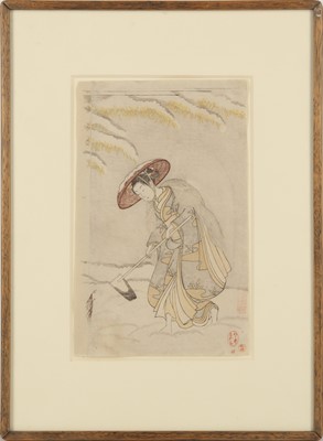 Lot 50 - Suzuki Harunobu 鈴木 春信 (Japanese, 1725-1770)