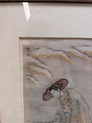 Lot 50 - Suzuki Harunobu 鈴木 春信 (Japanese, 1725-1770)