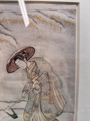 Lot 50 - Suzuki Harunobu 鈴木 春信 (Japanese, 1725-1770)
