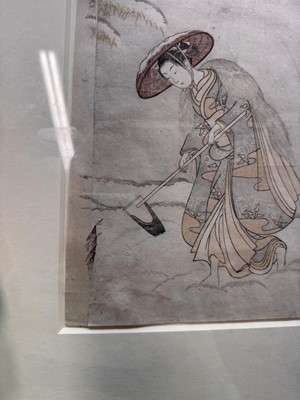 Lot 50 - Suzuki Harunobu 鈴木 春信 (Japanese, 1725-1770)