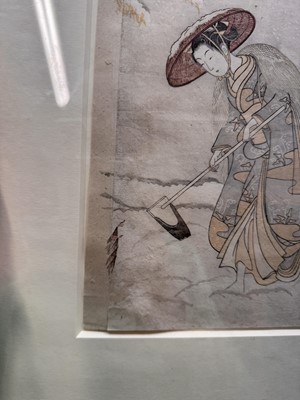 Lot 50 - Suzuki Harunobu 鈴木 春信 (Japanese, 1725-1770)