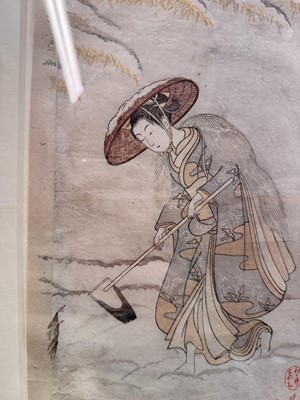 Lot 50 - Suzuki Harunobu 鈴木 春信 (Japanese, 1725-1770)