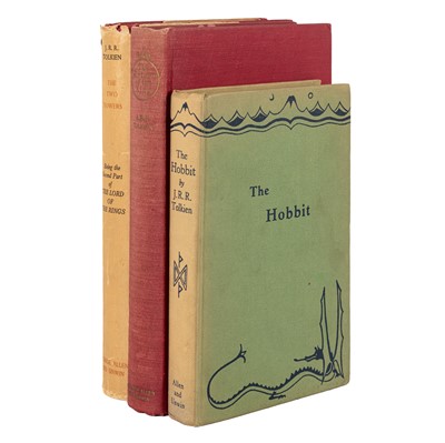 Lot 264 - Tolkien. Hobbit & 2 others late editions.
