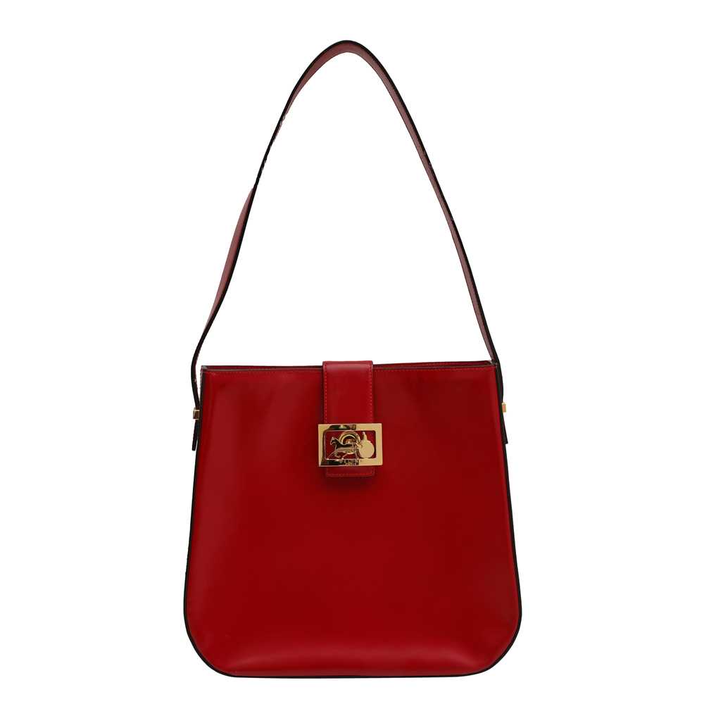 Lot 54 - Celine Red Caleche Shoulder Bag