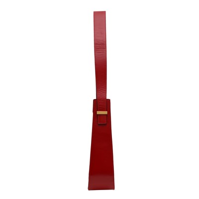 Lot 54 - Celine Red Caleche Shoulder Bag