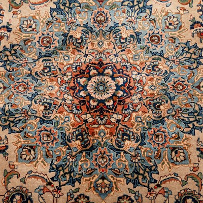 Lot 15 - A fine Kashan carpet, central Persia