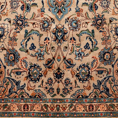 Lot 15 - A fine Kashan carpet, central Persia