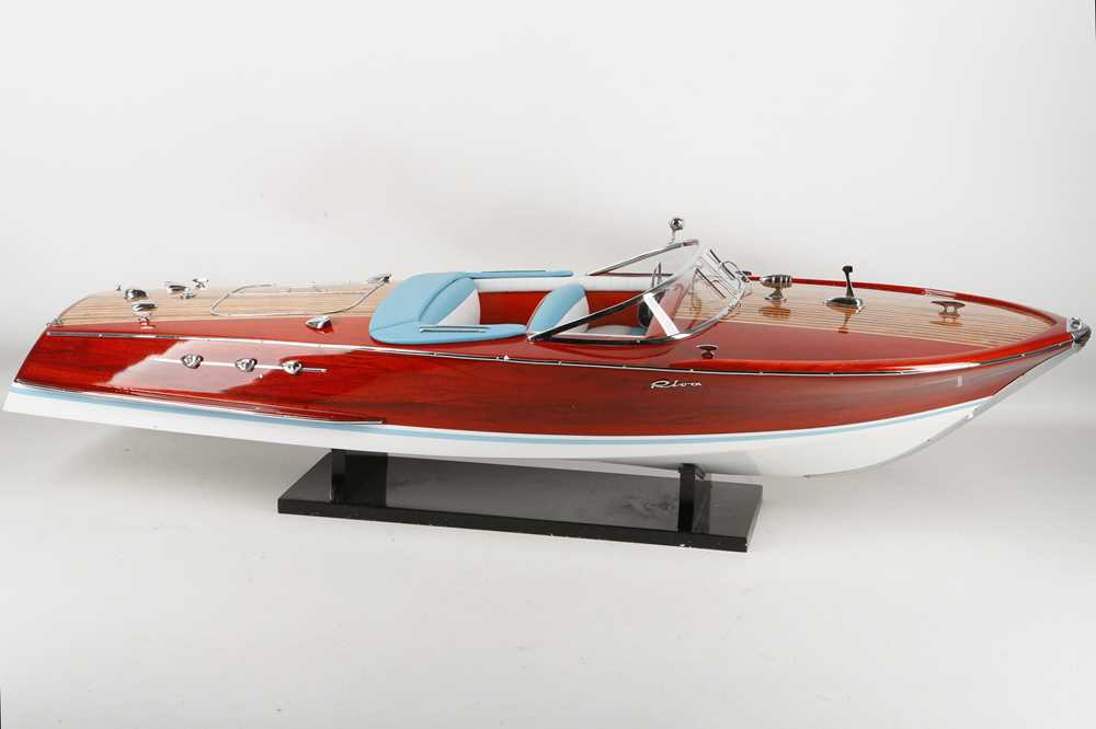 Lot 622 - A Riva model boat, iconic river launch as used...