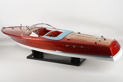 Lot 622 - A Riva model boat, iconic river launch as used...