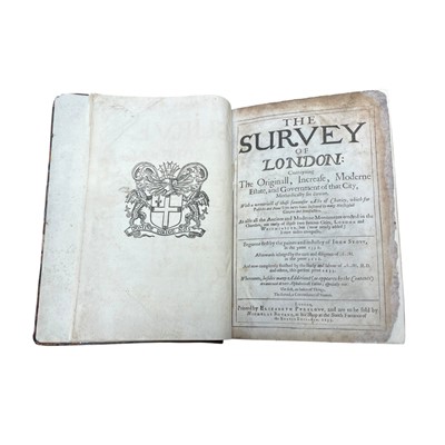 Lot 98 - Stow (John), The survey of London, and others
