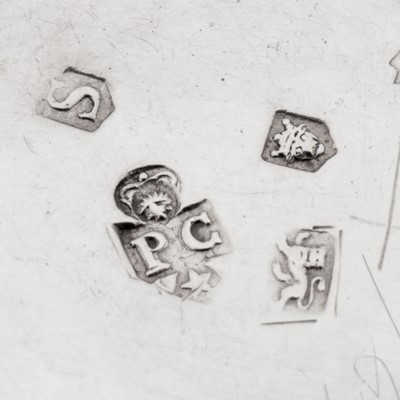 Lot 401 - London 1723 and 1733 by Paul de Lamerie additionally struck for Paul Crespin