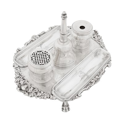 Lot 401 - London 1723 and 1733 by Paul de Lamerie additionally struck for Paul Crespin