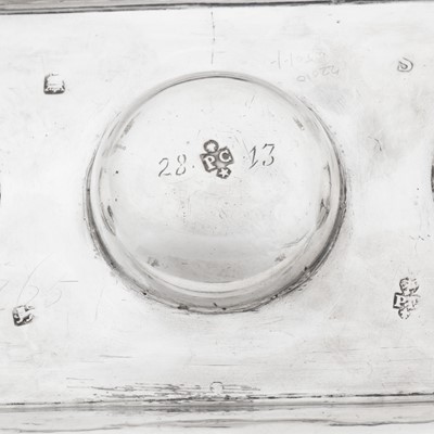 Lot 401 - London 1723 and 1733 by Paul de Lamerie additionally struck for Paul Crespin