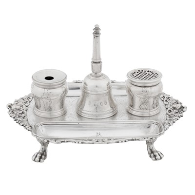 Lot London 1723 and 1733 by Paul de Lamerie additionally struck for Paul Crespin