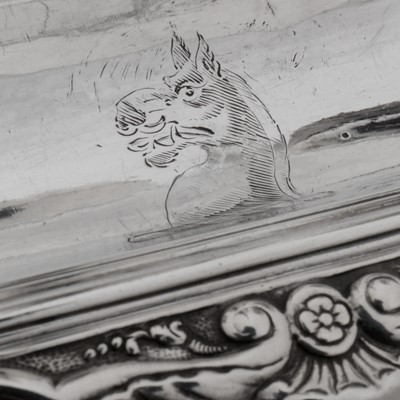 Lot 401 - London 1723 and 1733 by Paul de Lamerie additionally struck for Paul Crespin