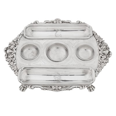 Lot 401 - London 1723 and 1733 by Paul de Lamerie additionally struck for Paul Crespin