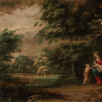 Lot 1 - Circle of Jan Brueghel II and Peeter von Avont (Flemish, 1601-1678) and (Flemish, 1600-1652)