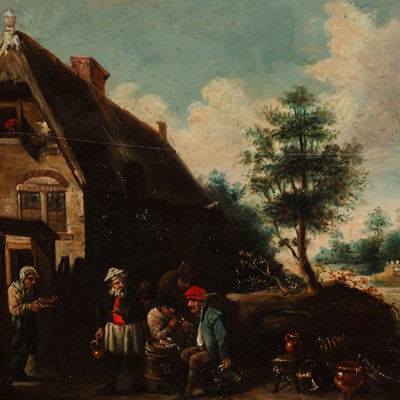 Lot 37 - Circle of David Teniers the Younger (Flemish, 17th Century)