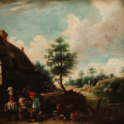 Lot 37 - Circle of David Teniers the Younger (Flemish, 17th Century)