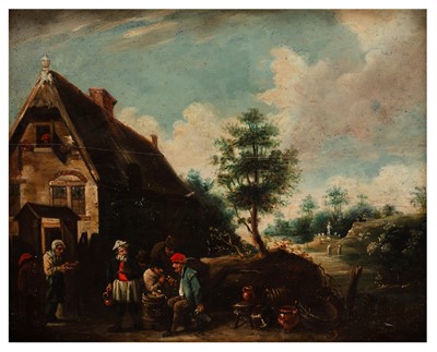 Lot 37 - Circle of David Teniers the Younger (Flemish, 17th Century)