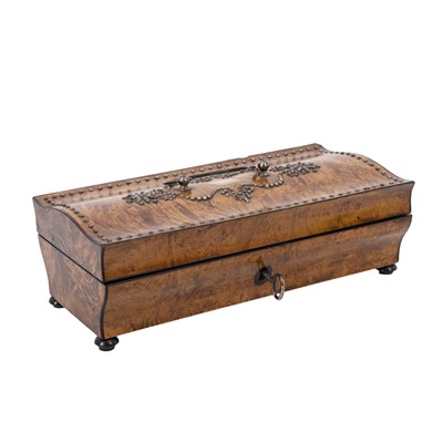 Lot 426 - A Palais Royal masur birch dressing table box