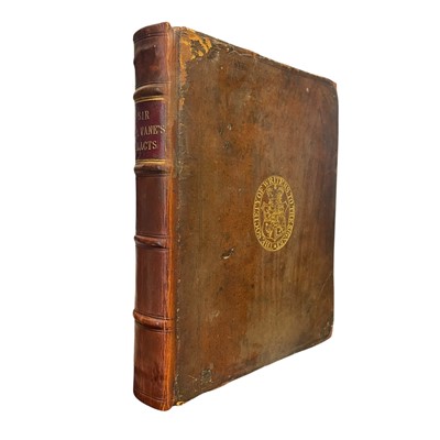 Lot 37 - Vane (Sir Henry) Three works