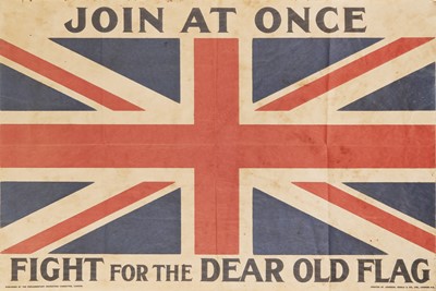 Lot 33 - Join at Once Fight for the Dear Old Flag