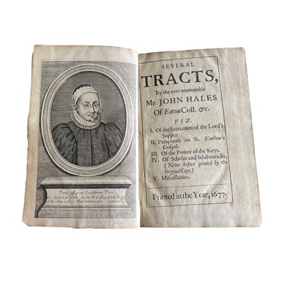 Lot 35 - Theology: Hales (John) and others