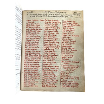 Lot 51 - History and politics, A collection of 19 volumes, including: Walker (Clement)