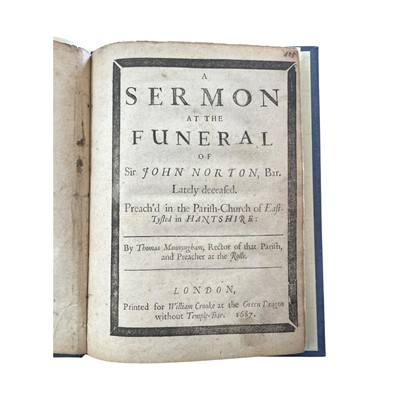 Lot 29 - Sermons, a collection of 30, including: Peck (Samuel)