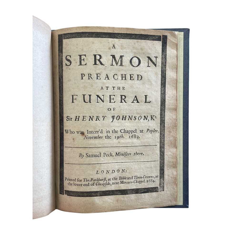 Lot 29 - Sermons, a collection of 30, including: Peck (Samuel)