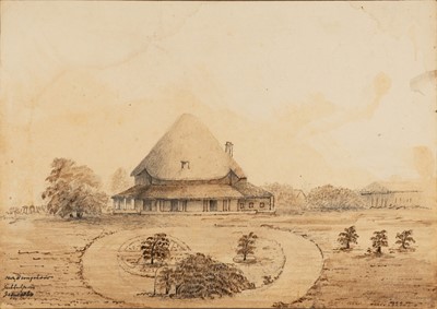 Lot 111 - Gray [Artist.] India. Album 40 original drawings. 1858 - 1862.
