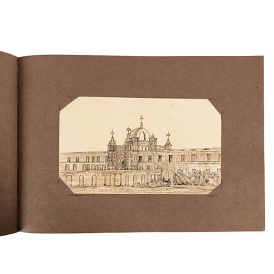Lot 111 - Gray [Artist.] India. Album 40 original drawings. 1858 - 1862.