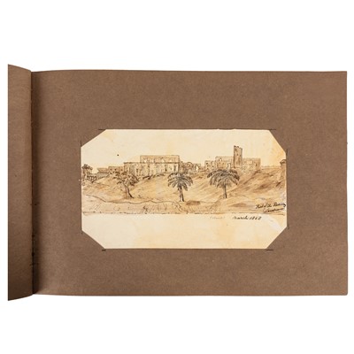 Lot 111 - Gray [Artist.] India. Album 40 original drawings. 1858 - 1862.