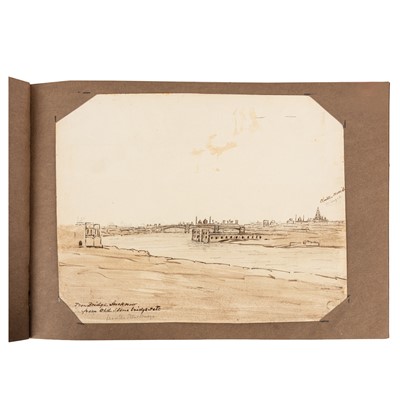 Lot 111 - Gray [Artist.] India. Album 40 original drawings. 1858 - 1862.