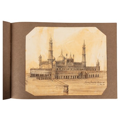 Lot 111 - Gray [Artist.] India. Album 40 original drawings. 1858 - 1862.