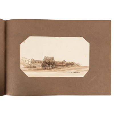 Lot 111 - Gray [Artist.] India. Album 40 original drawings. 1858 - 1862.