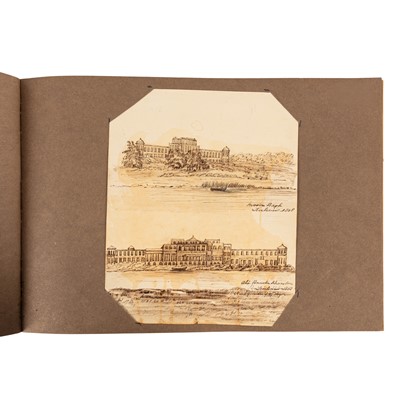 Lot 111 - Gray [Artist.] India. Album 40 original drawings. 1858 - 1862.