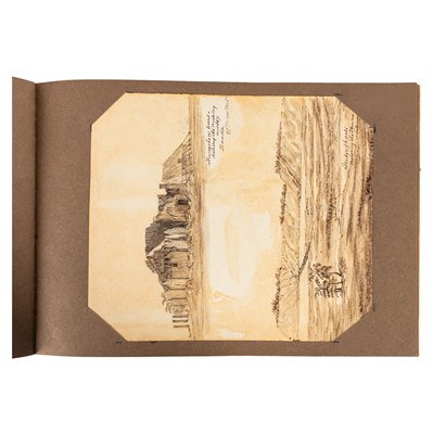 Lot 111 - Gray [Artist.] India. Album 40 original drawings. 1858 - 1862.
