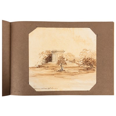 Lot 111 - Gray [Artist.] India. Album 40 original drawings. 1858 - 1862.