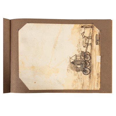 Lot 111 - Gray [Artist.] India. Album 40 original drawings. 1858 - 1862.